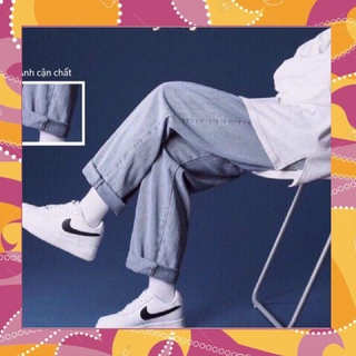 GIẢM GIÁ Quần vải bò jean baggy nam nữ jeans ống suông rộng Unisex hàng Quảng Châu sành điệu  CANAJEAN MS02