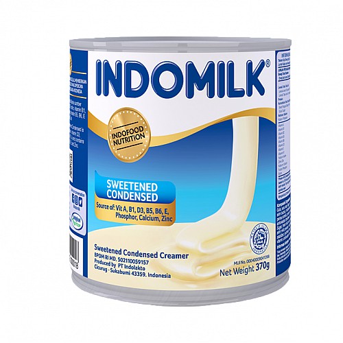 Sữa đặc có đường cao cấp Indomilk lon 370gr nhập khẩu Idonesia