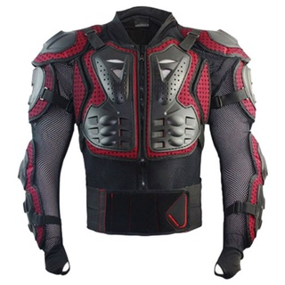 Áo giáp bảo hộ moto tay dài scoyco-am02-2-red / black