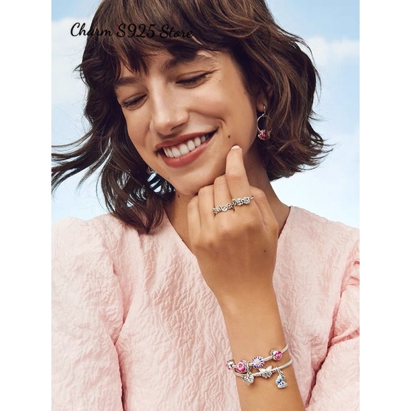 CHARM PAN ALE TREO BLUE BUTTERFLY BẠC S925 CAO CẤP