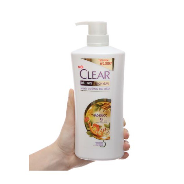 [630g] Dầu Gội Giảm Gàu, Nuôi Dưỡng Da Đầu Clear