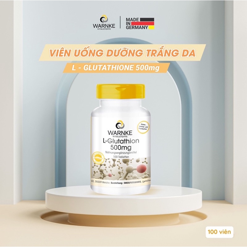 Viên uống trắng da L-Glutathion WARNKE