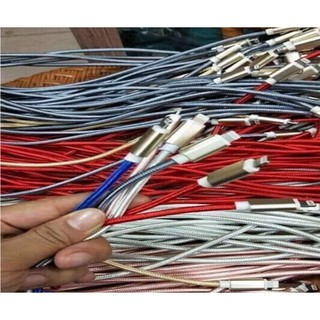 DÂY SẠC IPHONE, IPAD ,SAM SUNG DÀI 3M bằng Dù