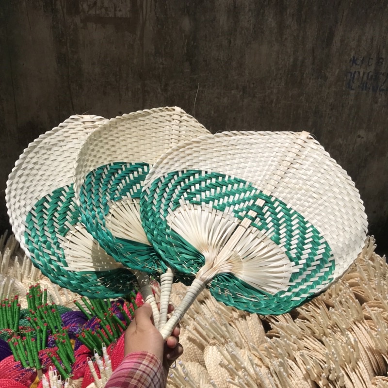 Quạt lá bồ đề- Handmade fan - Thuần Nông