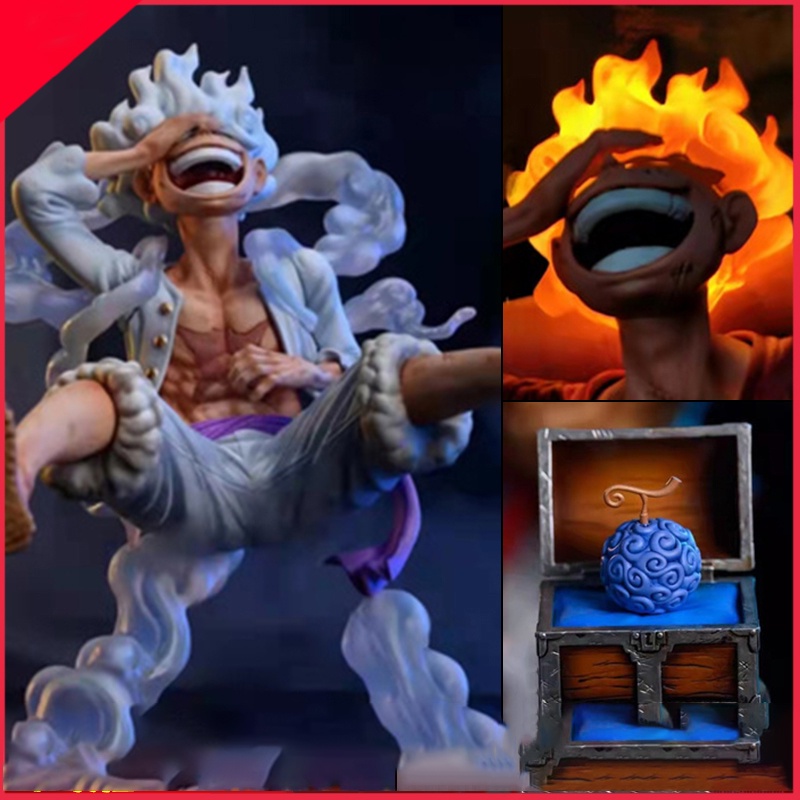 Mô Hình Đồ Chơi Nhân Vật Monkey D Luffy Gear 5 Sun God Nika 16CM Bằng PVC Làm Quà Tặng Cho Người Lớn