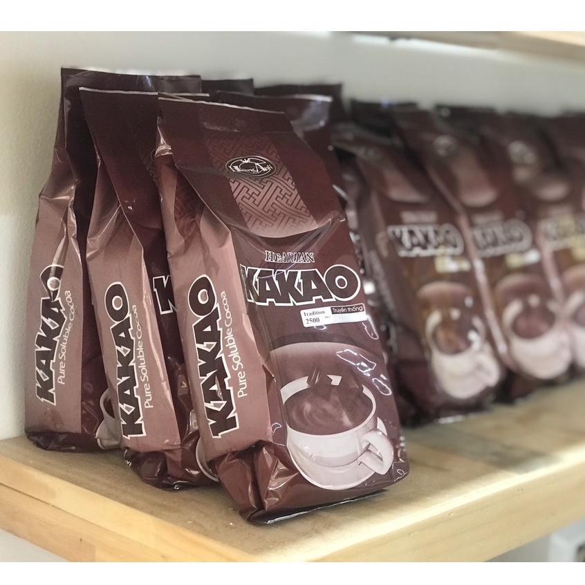 Bột Cacao 2 in 1 Túi Thiếc (500g) - Cải Thiện Tim Mạch Chống Lão Hoá - Bột Kakao