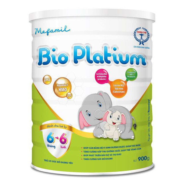 Bio Platium sản phẩm dành cho bé táo bón 900gr