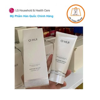 Sữa rửa mặt cho da trắng sáng Ohui White Extreme Cleansing Foam 160ml