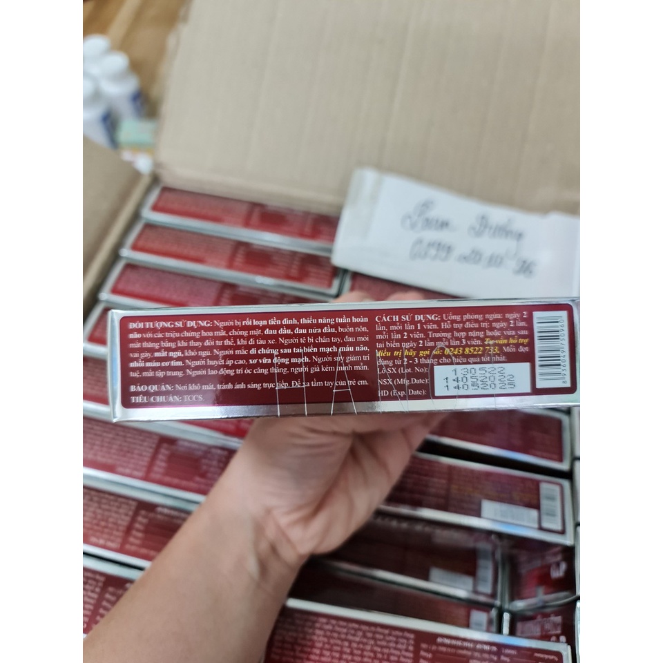 Hoạt Huyết T- Đình G&P hàng chuẩn công ty giúp ổn định huyết áp, cải thiện tình trạng đau đầu