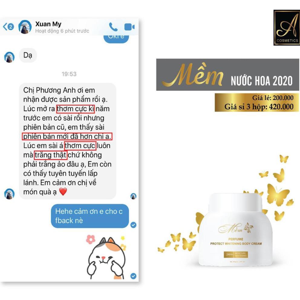 Kem Body Mềm Nước Hoa 2020 Acosmetics💕Chính hãng 100%💕Kem Dưỡng Trắng Da Toàn Thân Cao Cấp ⭐ 250gram | BigBuy360 - bigbuy360.vn