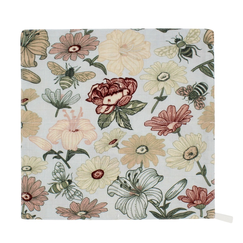 Yếm Ăn Bằng Cotton Tre Có Thể Giặt Sạch Dành Cho Bé