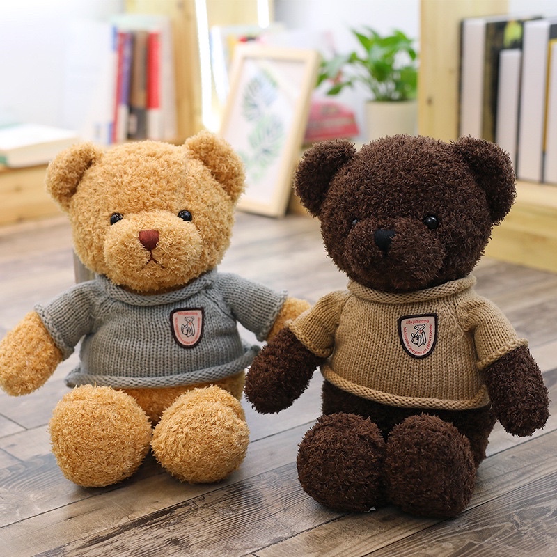 [RẺ VÔ ĐỊCH] Gấu Bông Teddy Head Tales Nhồi Gòn Cao Cấp-Gấu Teddy lông xoắn cao cấp