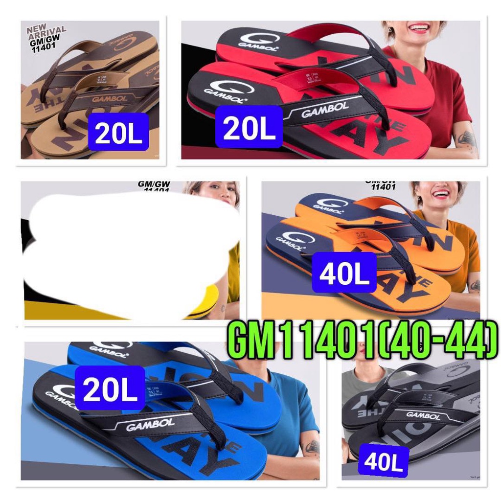 Dép Kẹp Nam Nữ GK 11404 Chính Hãng GamBol Nhập Khẩu Tại Thái Lan