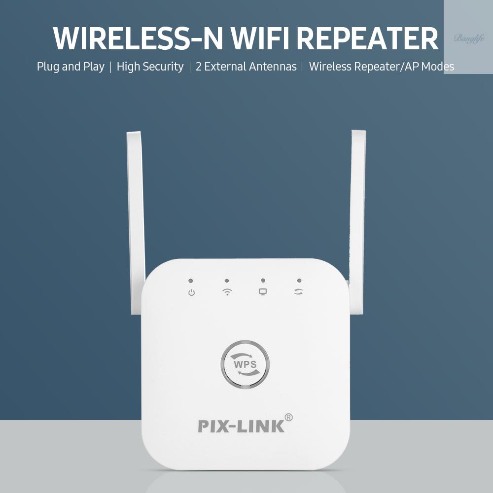Thiết Bị Khuếch Đại Tín Hiệu WiFi Không Dây 2.4G (up Sang 300Mbps) / 2 Ăng Ten | BigBuy360 - bigbuy360.vn