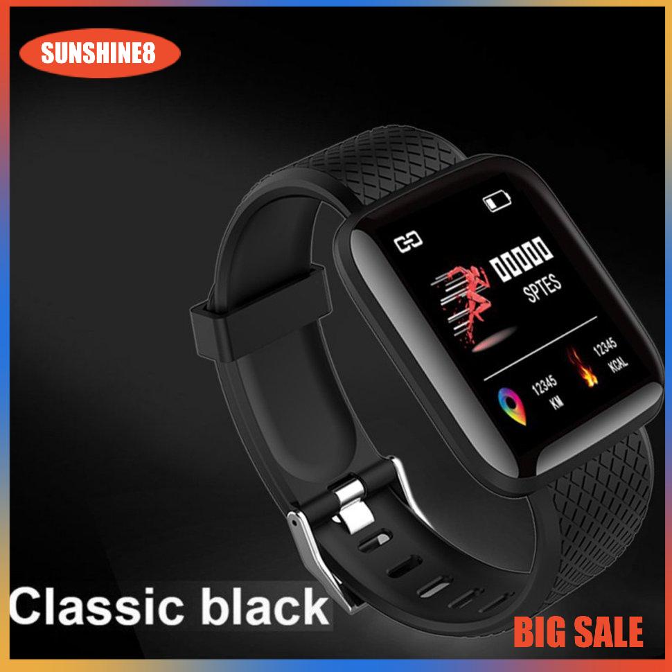 【SUN】Đồng hồ thông minh 116 Plus Vòng đeo tay thể thao đa chức năng 116Plus Dây đeo tay thông minh