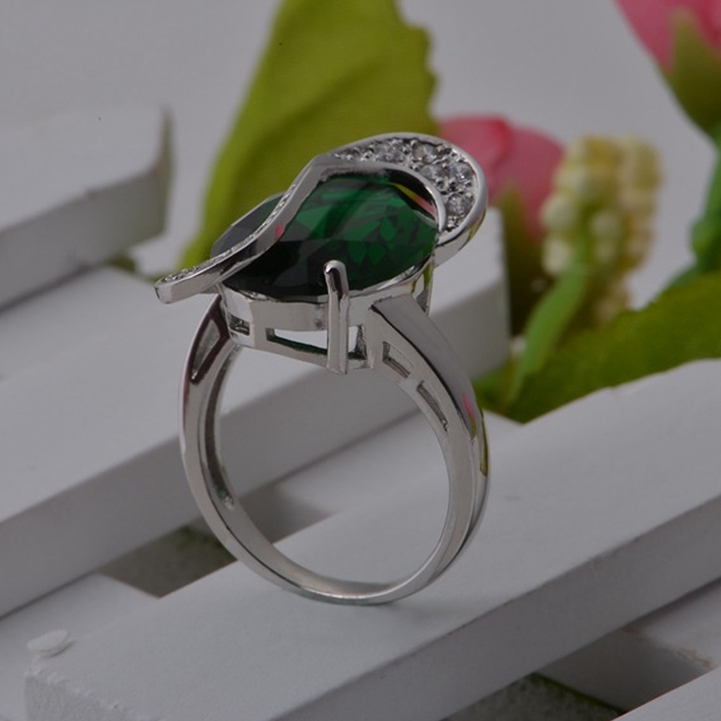 Bộ Trang Sức Vòng cổ/ Nhẫn/ Bông Tai Thời Trang Sang Trọng Cho Nữ