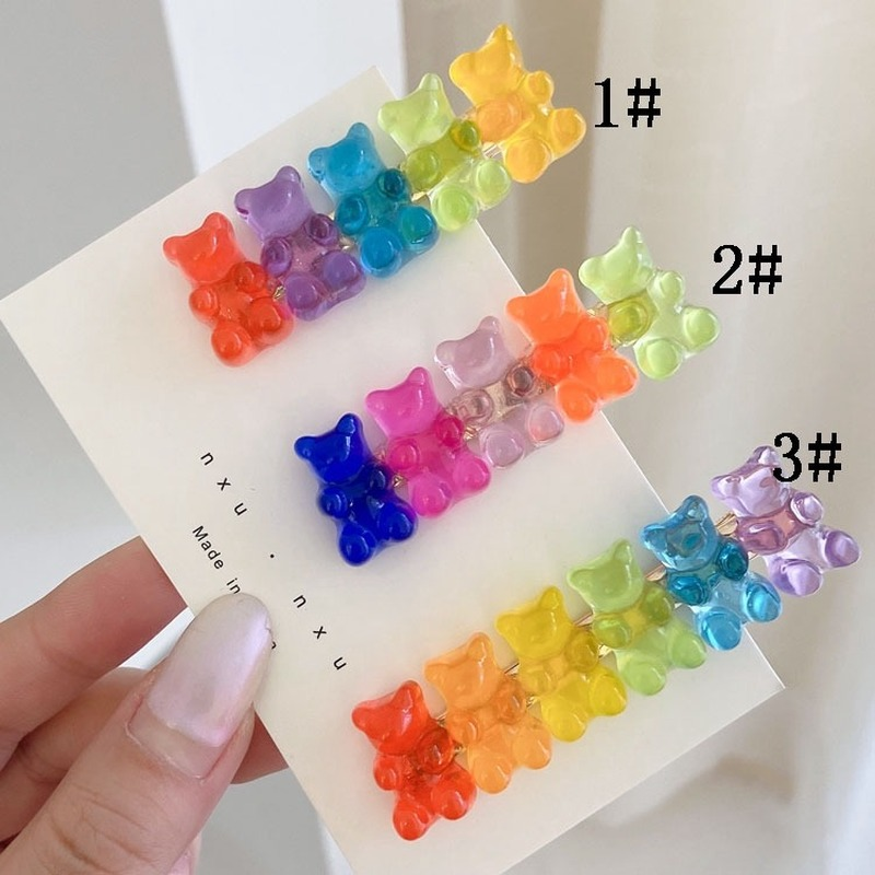 Kẹp Tóc Hình Chú Gấu Xinh Xắn Dành Cho Bạn Gái