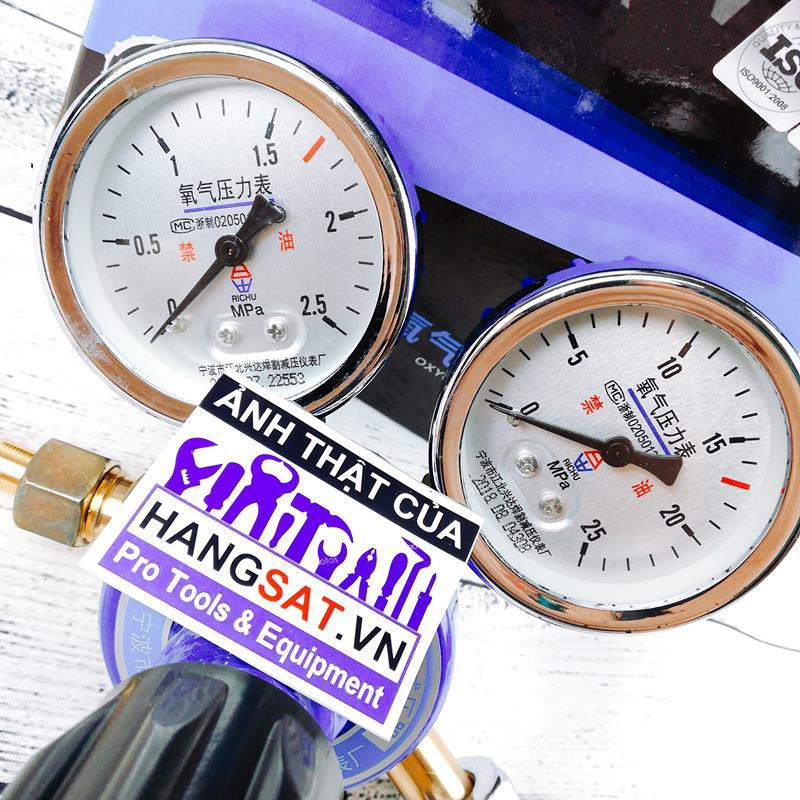 [GIÁ TỐT] Đồng hồ áp khí oxy, dùng cho hàn cắt gas, oxy(tmh1427)