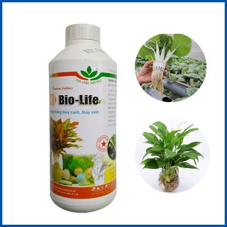 Dinh dưỡng chăm sóc cây trồng thủy canh với Nano hòa tan Vidan Bio Life 1 lít