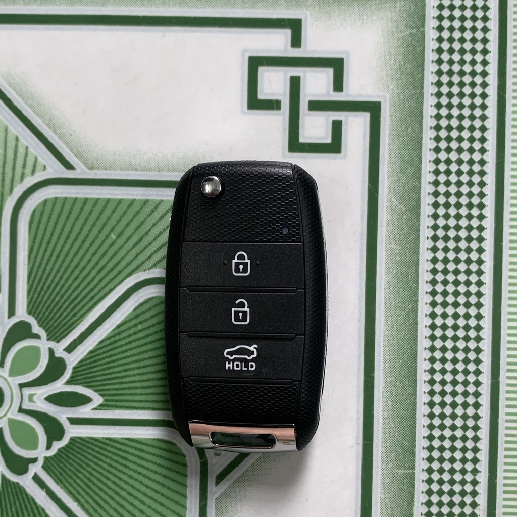 Vỏ Chìa Khóa Thay Thế Cho Dòng Xe KIA Chìa Gập Tiện Lợi Với 3 Nút Điều Khiển