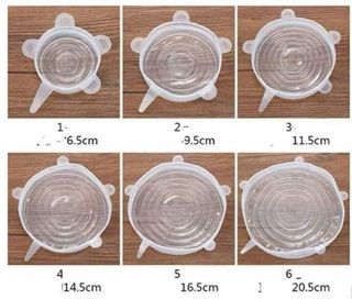 Bộ nắp silicon bọc thức ăn