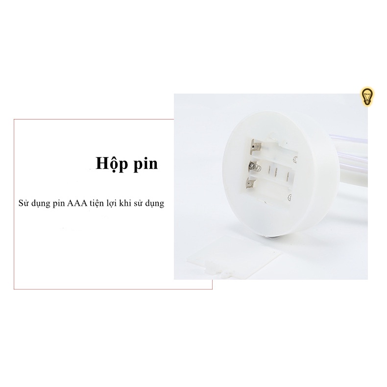Đèn LED chữ neon đế để bàn hình Hành Tinh Vũ Trụ trang trí DECOR phòng ngủ quán MOXI HỘP PIN USB