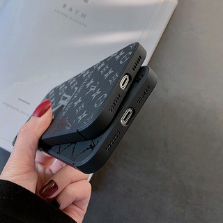 Ốp điện thoại mềm màu đen in họa tiết logo LV cá tính cho 6/6plus/6splus/7/7plus/8/8plus/x/xr/xs/11/12/pro/max/plus/prom
