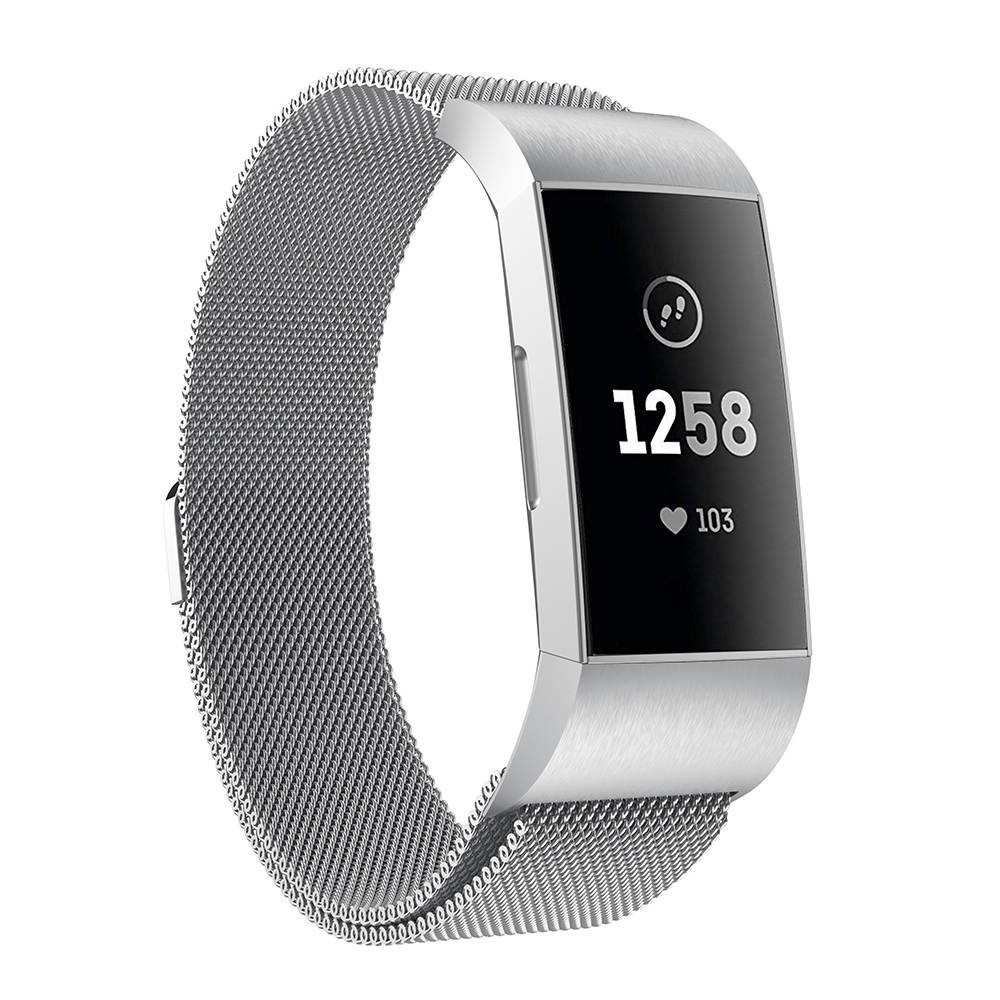 Dây đeo chất liệu thép không gỉ thay thế cho Fitbit Charge 3 baseus