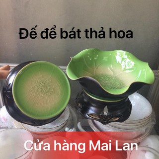 Đế bát thả hoa
