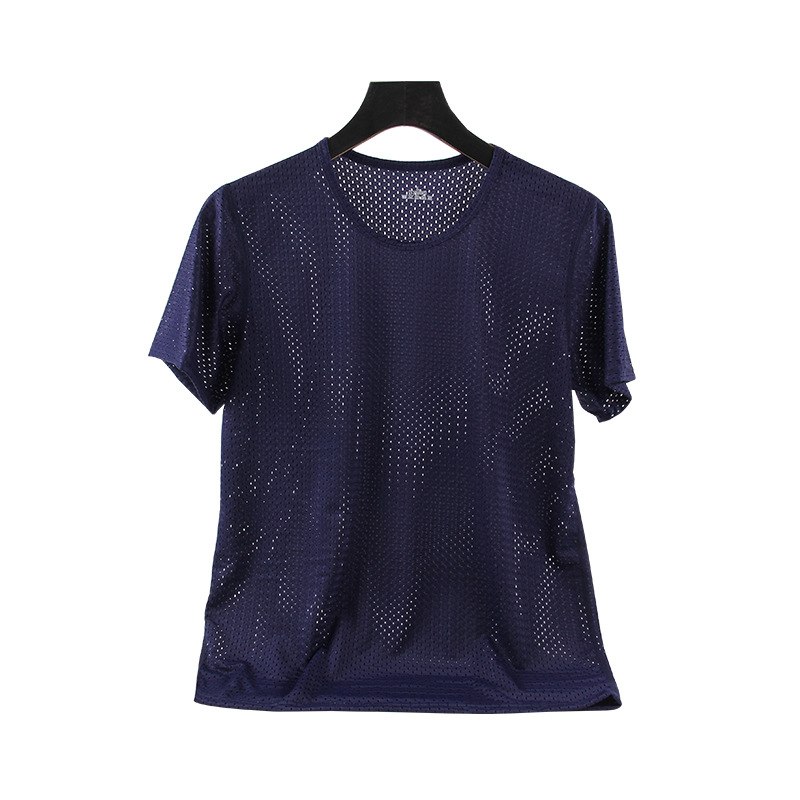 Áo thun lưới tay ngắn phong cách gợi cảm dành cho nam | BigBuy360 - bigbuy360.vn