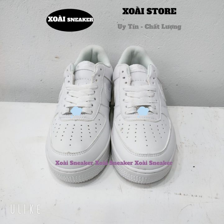 Giày AF1 full trắng, giày air force 1 trắng, full phụ kiện hàng cao cấp, size 36-43/ XOÀI SNEAKER86 | BigBuy360 - bigbuy360.vn