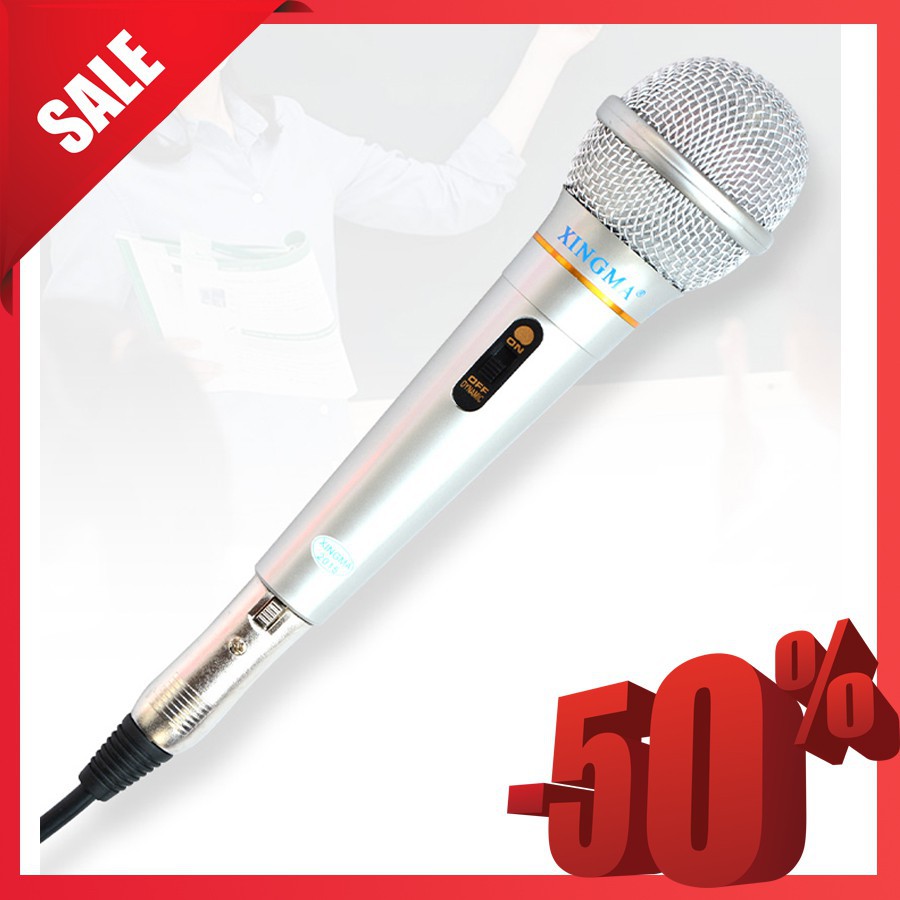 Micro dây hát karaoke, Micro Karaoke XINGMA AK-319 [SALE SẬP SÀN] - MUA NHIỀU GIẢM NHIỀU