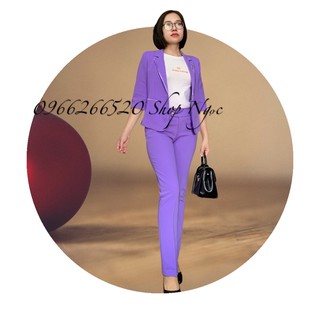 Set vest tay lỡ quần tây