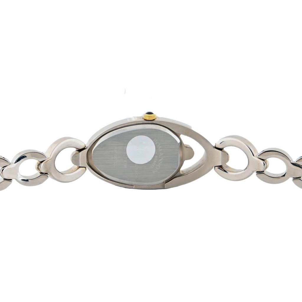 Đồng hồ Romanson Watch RM9207QLCGD nữ mặt nhỏ đính đá máy Thụy Sĩ kính chống xước dây thép cao cấp chính hãng