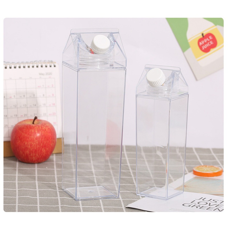 Set 2 Bình Nước Trong Suốt Bằng Nhựa Tiện Dụng Khi Đi Cắm Trại