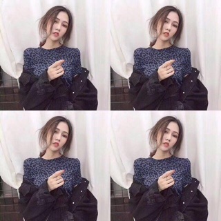 Áo phông da báo có ảnh thật