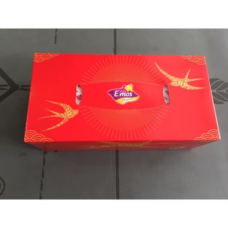 HỘP GIẤY LỤA ĐÓN XUÂN E MOS