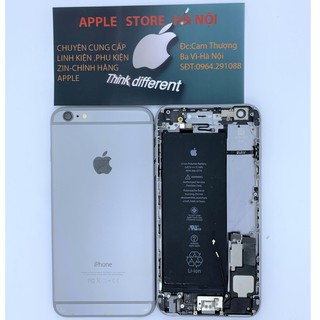 Cụm lưng Iphone 6 Plus gray(xám)zin tháo máy đẹp 99-keng