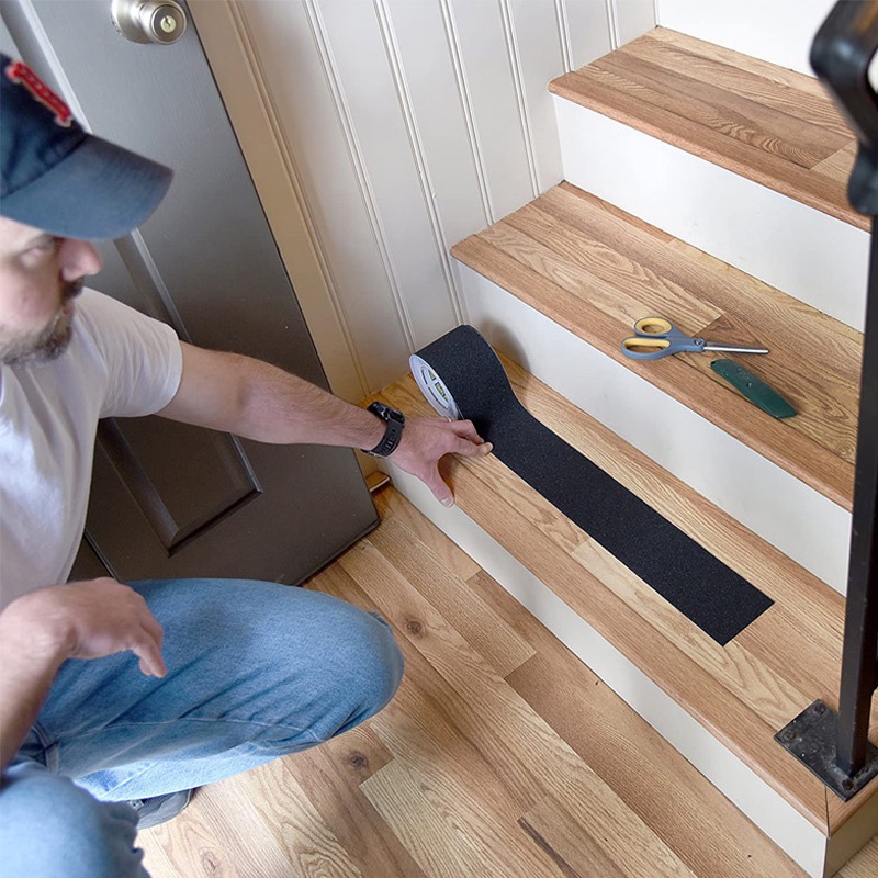 Miếng Dán Bậc Cầu Thang / Sàn Nhà Chống Trượt / Nước / Dầu / Mòn 250CM Thiết Thực Chống Trượt / Thấm Nước