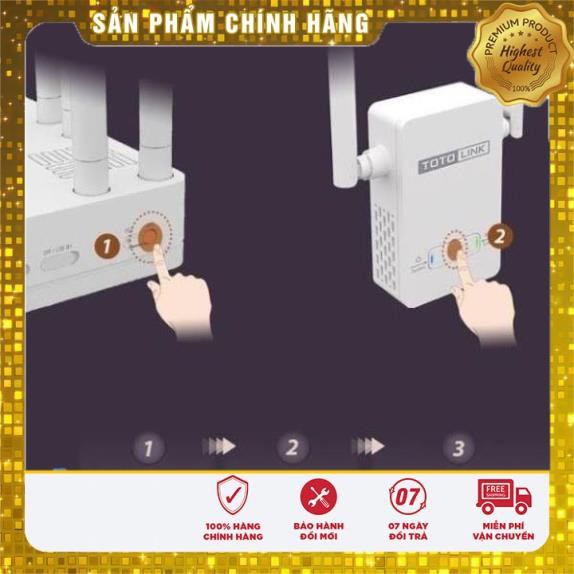 (giá khai trương) Bộ Kích Sóng Wifi Repeater 300Mbps Totolink EX200 - Hàng Chính Hãng