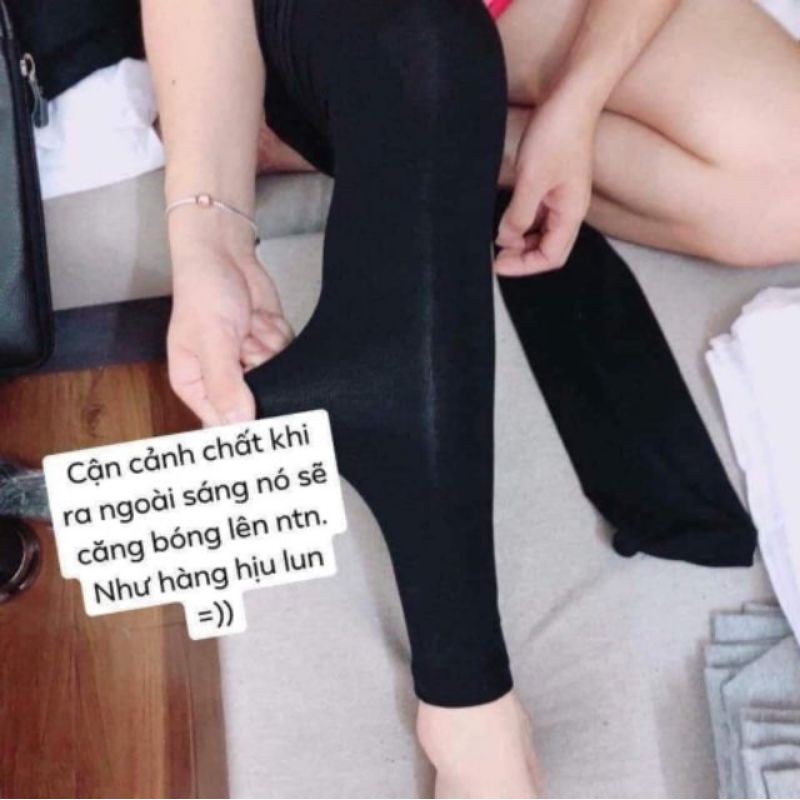 QUẦN LEGGING MÀU ĐEN THÁI RAINBOW  - QUẦN DÀI