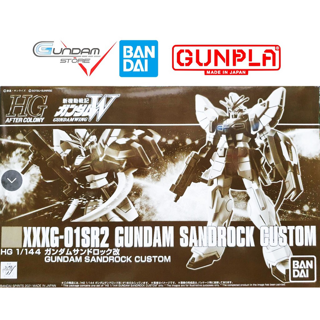 Mô Hình Gundam HG Sandrock Custom EW P-Bandai 1/144 Hgwing HGAC Wing Đồ Chơi Lắp Ráp Anime Nhật