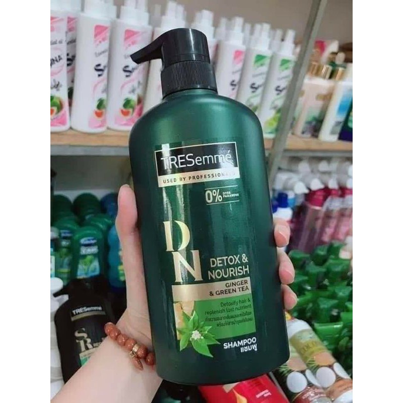 🥦🥦Dầu gội Tresemme Detox ginger green tea 480ml🥦🥦