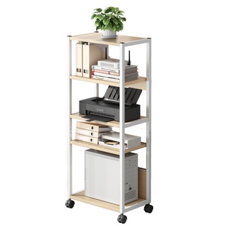 Kệ 5 tầng máy in văn phòng, kệ để PC, kệ sách có bánh xe