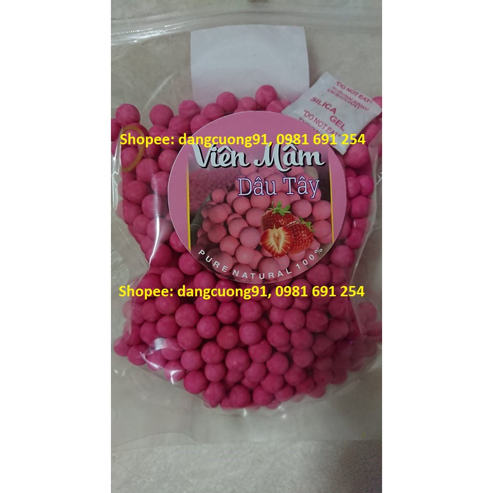 Viên mầm đậu nành dâu tây
