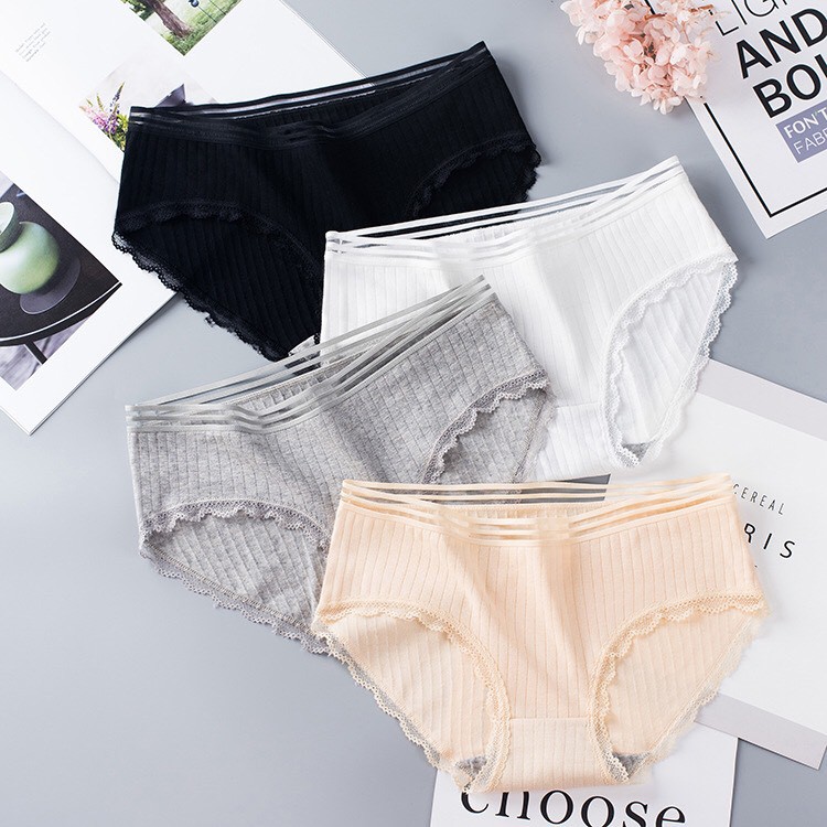 Quần lót Cotton quần chíp nữ siêu đẹp M03-Đồ lót nữ Thutrang house | BigBuy360 - bigbuy360.vn