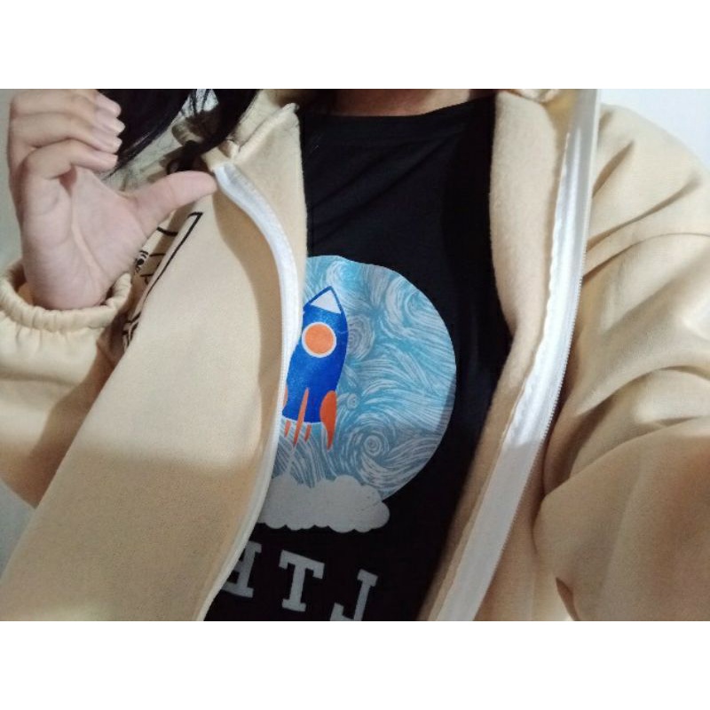 [FREESHIP, MẾN TẶNG QUÀ XINH]Áo khoác nam nữ, áo nỉ, áo hoodie có khóa hai màu Đen Be cực