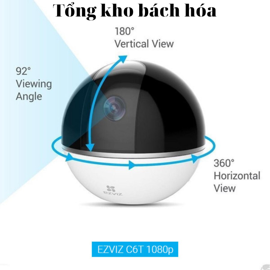 Camera wifi thông minh Ezviz CT6 CS-CV248 1080P - Hàng chính hãng Tặng kèm thẻ nhớ tùy chọn