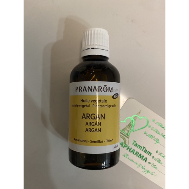 🇫🇷 Dầu argan Pranarom Bio nguyên chất nước 1 ép lạnh 50ml 💞 TamTam 💞