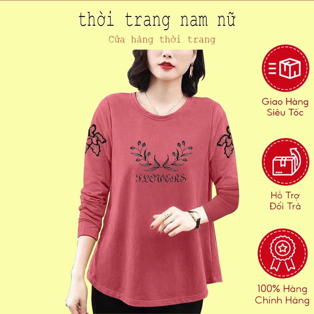 ( TẶNG KÈM GÓI XẢ) Áo thun dành cho mẹ chất liệu Da Cá Co giãn 4 chiều size 45-85kg ( Mã T14 )